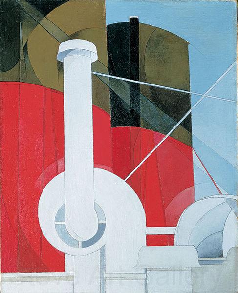 Charles Demuth Paquebot Norge oil painting art